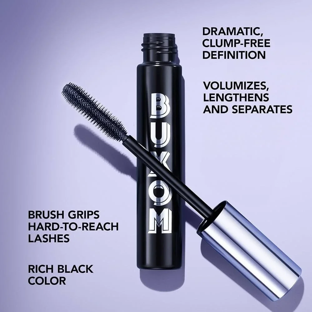 BUXOM Lash Mascara Rich Black Dramatic Clump‎ Free Definition Volumizing